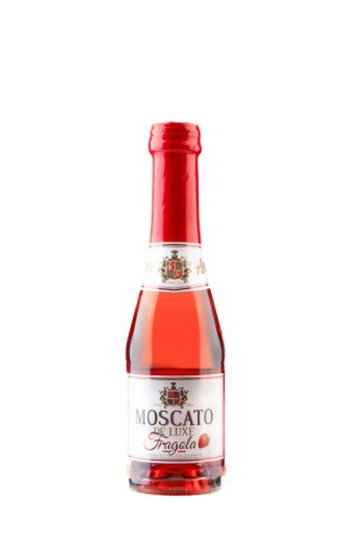 FRIZZANTE růžové FRAGOLKA MOSCATO de Luxe polosladké 8% 0,2l